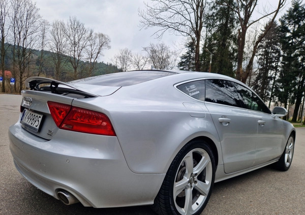 Audi A7 cena 66900 przebieg: 215500, rok produkcji 2011 z Myślenice małe 137